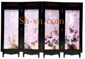 屏風手工刺綉＝屏風　92＝SHVN 2192 - 108 x 128cm